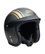 ROYAL ENFIELD SUN PEAK OPEN FACE LIGHTWEIGHT HELMET - MATT BLACK - $107.09