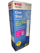 HEALTH ONE STEP PREGNANCY TEST 2 TEST STICK LOT OF EXP-08/2027 NEW - $277.62 MXN