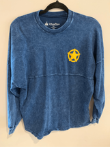 WOODY Toy Story Spirit Jersey Sweatshirt-XSmall Blue L/S Sheriff EUC Disney - £41.27 GBP