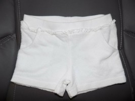 Crewcuts White Terry Shorts Size 2 Girl&#39;s EUC - £11.48 GBP