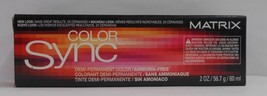 Matrix COLOR SYNC Demi-Permanent Ammonia Free Hair Color ~ Black Box ~ 2... - £5.14 GBP+