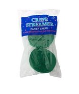 4 Rolls, Green Crepe Paper Streamers 290 ft Total - Made in USA! - £7.77 GBP