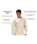 NEW BLOOPERS LONG SLEEVE MEN&#39;S THERMAL LONG JOHN BEIGE SHIRT SMALL 34-36... - €17,11 EUR