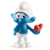 Schleich Smurfs Smurf With Heart Figure 20817 NEW IN STOCK - $21.99