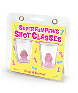 Super Fun Penis Shot Glasses - Set Of 2 - $8.25