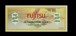 Test note - FUJ-241,  Fujitsu - Value Added Coupon, UNC - £1.58 GBP