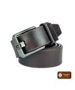 Handmade Full Grain Brown Leather Belt: Durable Mens Accessory - $1,895.83 MXN