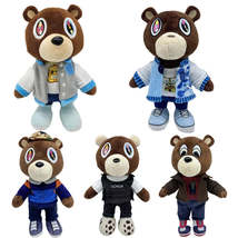 26-30cm Kawaii Kanye Dropout Bear Teddy Bear Plush Toys Kanye West Graduation So - £1.95 GBP+
