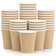 Hot Paper Cups 150 Pack Coffee Cups, Paper Coffee Cup 12 Oz Disposable Insulated - $66.99