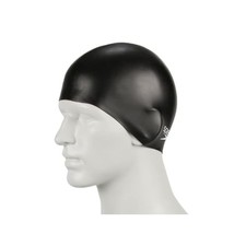 Speedo Kids&#39; Plain Moulded Silicone Swim Cap - Black, One Size  - $15.00