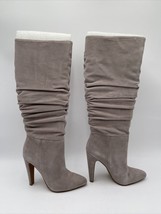 NWOB Steve Madden Women&#39;s Carrie Suede Grey Knee-High Suede Boot Size 7 - £43.05 GBP