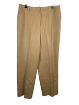 Talbots Pants 12 Pure Camel Hair Beige Tan Career Old Money Quiet Luxury... - $2,624.39 MXN