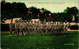 Vtg Postcard 1910s Cadets at U.S. Military Academy West Point NY V &amp; Son... - £13.61 GBP