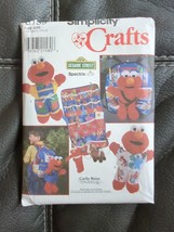 Simplicity Sesame Street Tickle Me Elmo Clothes Organizer Backpack Pattern 8139 - £6.93 GBP