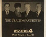WBZ News 4 TV Guide Print Ad TPA7 - $5.93