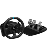 Logitech G923 Racing Steering Wheel and Pedals for PS5, PS4, PC, 1000 Hz... - $388.99