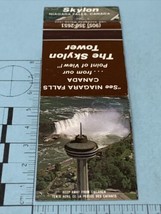 Vintage Matchbook Cover  The Skyline Tower   Niagara Falls, Canada  gmg - £9.73 GBP
