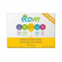 Ecover Automatic Dishwasher Soap Tablets, Citrus, 45 Count - £16.47 GBP
