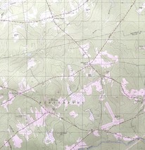 Map Snow Mountain Maine 1982 #2 Topographic Geo Survey 1:24000 27 x 22&quot; ... - $44.99