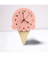 Cartoon Ice Cream Clock | Silent Wall Clock | Cartoon Clock | kids Clock - $18.93