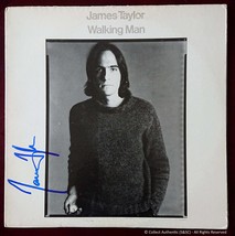 James Taylor Autographed Walking Man Record LP - COA #JT58834 - £235.81 GBP