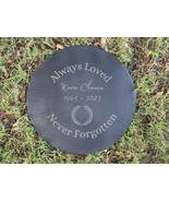 Memorial Slate Garden Stone, Memorial Gift, Funeral Gift, Memorial Yard ... - £19.65 GBP