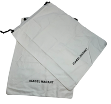 2 Authentic ISABEL MARANT Dust Bags Storage Cover Drawstring  17 X 13 - £17.80 GBP