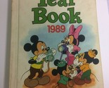 Vintage Disney Book Yearbook 1989 Hardback Mickey and Minnie Mouse - $10.88