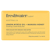Freshwater Farm Lemon Myrtle Oil + Manuka Honey Body Bar 200g - £54.53 GBP