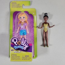 Polly Pocket Mini Doll Blonde 4&quot; New In Box and Polly Pocket Tiana Loose - £9.08 GBP