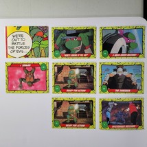TMNT Teenage Mutant Ninja Turtles Cards Lot of 8 1989 Topps Trading Vintage - £5.57 GBP