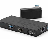 VisionTek VT100 Universal USB 3.0 Portable Dock (HDMI, VGA, Ethernet, SD... - £79.61 GBP