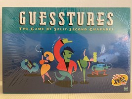 Vintage 1999 GUESSTURES The Game of Split-Second Charades, New &amp; Factory... - £55.38 GBP