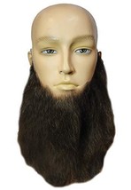 Lacey Wigs Wavy Beard Dark Brown Grey - £86.24 GBP