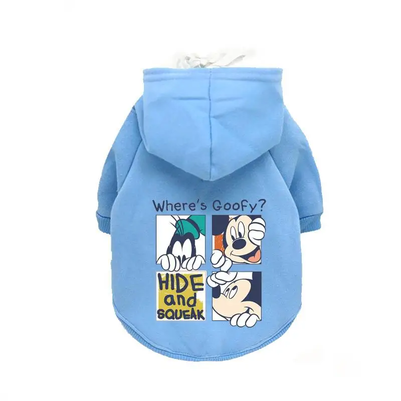  Cute Pet Dogs Hoodies Drawstring Dog Clothes  Winter Warm  Small Medium Dogs Sw - £64.57 GBP