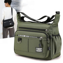 Men&#39;s Messenger Bag Crossbody Shoulder Bags Men Small Sling Pack For Wor... - £14.96 GBP