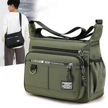 Men&#39;s Messenger Bag Crossbody Shoulder Bags Men Small Sling Pack For Wor... - £15.00 GBP