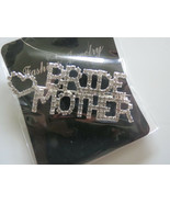 Clear Bride Mother Pin Brooch For Bridal Shower Wedding Party **Great Gi... - $95.19 MXN