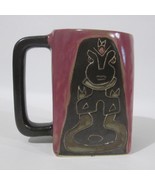 Mara F Mexican Pottery Mug Signed Coffee Cup Mexico - £15.62 GBP