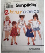 Simplicity Dress T-Shirt Shorts Jumper Top Girls Uncut Sz 2 - 4 Pattern ... - £4.64 GBP