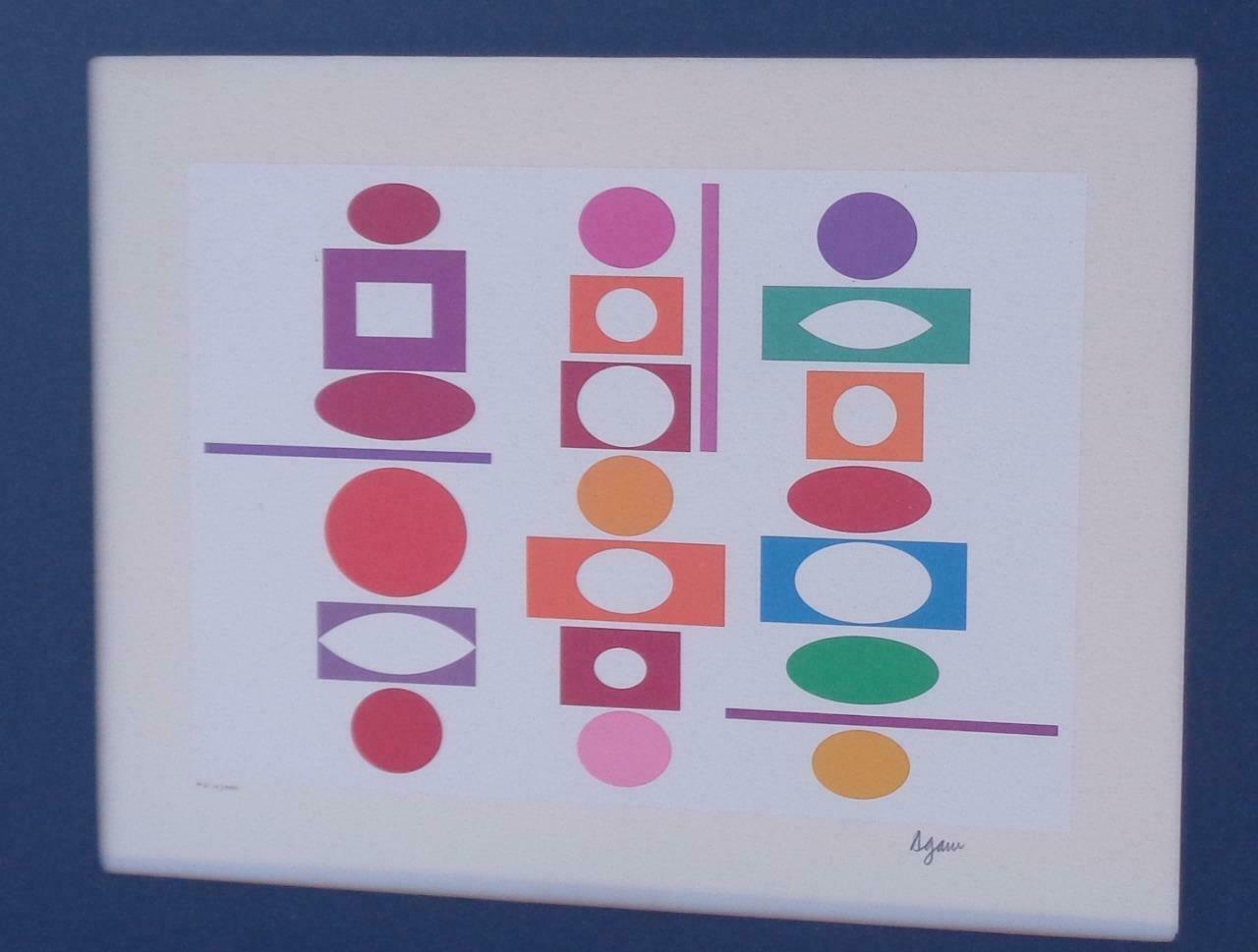 Amazing Original Agam Serigraph Print – Metamorphosis #5 – NICELY FRAMED COLLECT Item image 2