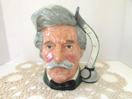 Royal Doulton D6654 Character Jug Mark Twain Large 7.5" England - $49.45