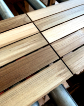 10 Thin Pieces Kiln Dried FEQ Teak ~16&quot; X 2&quot; X 1/4&quot; - £30.10 GBP