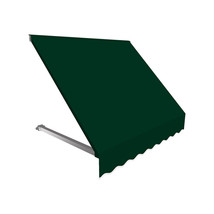 Awntech CR32-US-6F 6.38 ft. Dallas Retro Window &amp; Entry Awning, Forest Green - £429.78 GBP