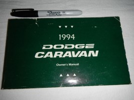 1994 94 Dodge Caravan Owner&#39;s manual - $8.32