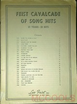 Feist Cavalcade Of Song Hits 25 Years 25 Hits 1938 Music Book 272a - £2.35 GBP
