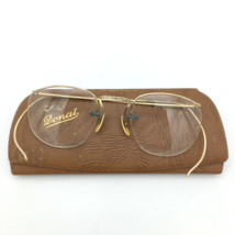 AMERICAN OPTICAL vintage  wire frame eyeglasses - 1/10 12K yellow gold-filled GF - £26.99 GBP