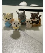 Kitty In My Pocket Collectible Figurines Lot of 9 Variety of Series - $9.74