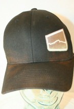 Upslope Brewing Company Black silver logo Flexfit Fitted Dad trucker Cap Hat S-M - $19.95