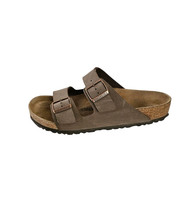 Birkenstock ARIZONA Soft Footbed Slide Sandals TAUPE Sz 43 - $67.32